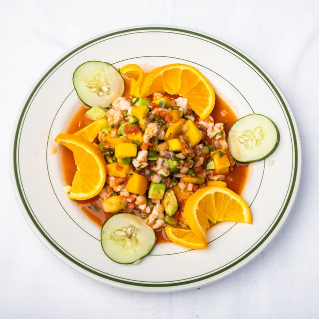 Ceviche Acapulqueño (Acapulco-Style Ceviche).