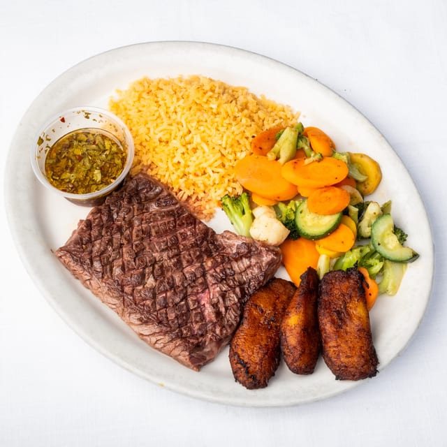Churrasco (Grilled Steak with Chimichurri).