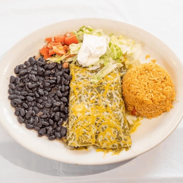 Enchiladas de Espinaca (Spinach Enchiladas).